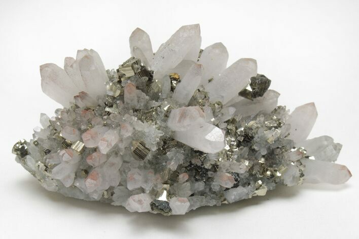 Hematite Quartz, Chalcopyrite and Pyrite Association - China #205543